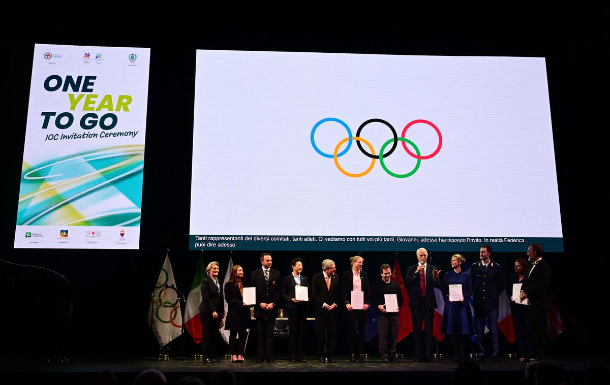 Thomas Bach zimske olimpijske igre 2026 | Leto do olimpijskih iger Bach zaupa Italijanom | Foto Reuters