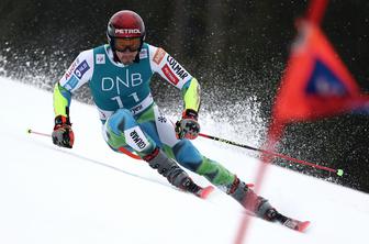 Braathen izkoristil "darilo" Odermatta, Kranjec daleč zadaj