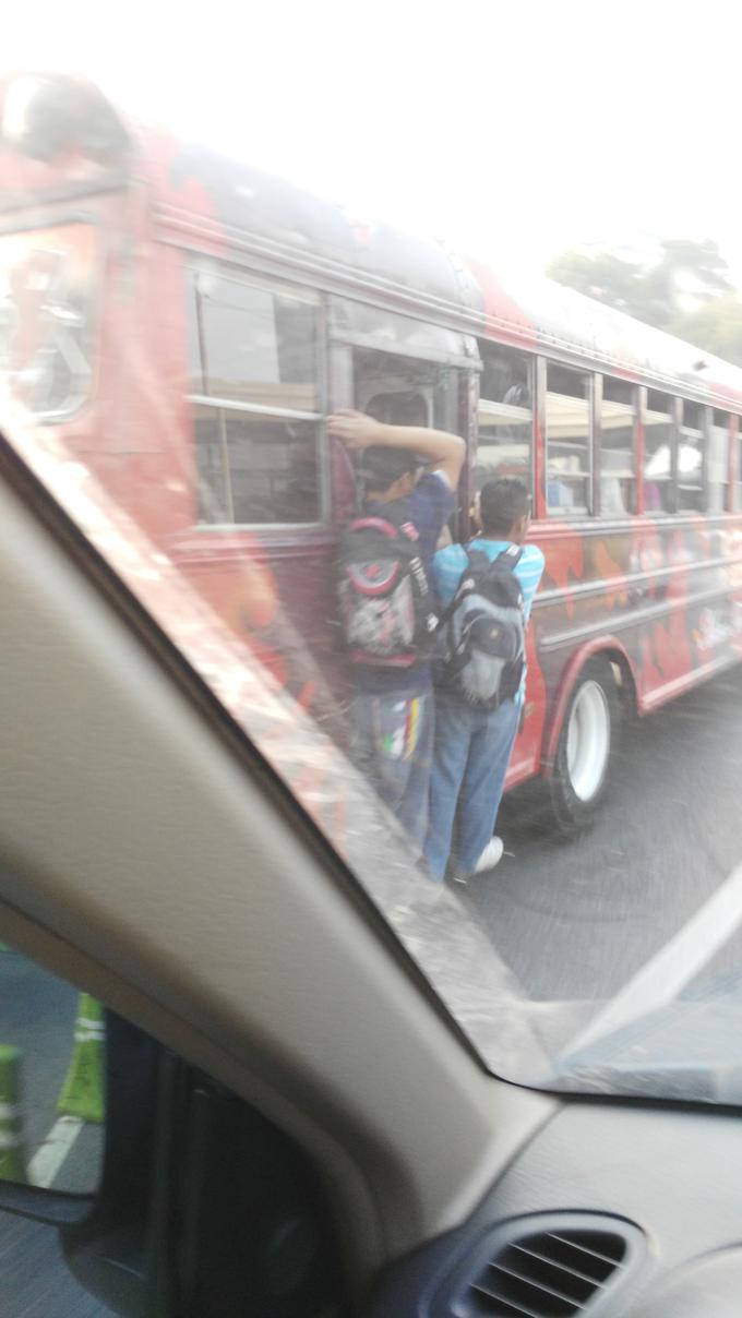 Javni prevoz v Ciudadu de Guatemali | Foto: Osebni arhiv