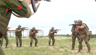 Belorusi: Pripadniki skupine Wagner usposabljajo naše vojake