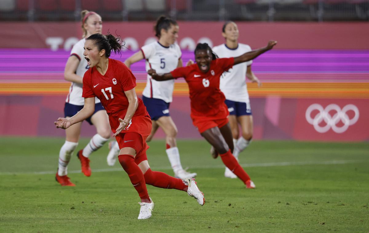 Jessie Fleming | Jessie Fleming je Kanadčanke popeljala v veliki finale. | Foto Reuters