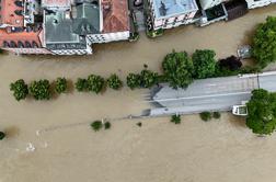Katastrofa v bavarskem mestu, gladina Donave je dosegla deset metrov #video