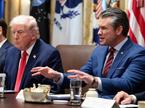 Donald Trump in Pete Hegseth