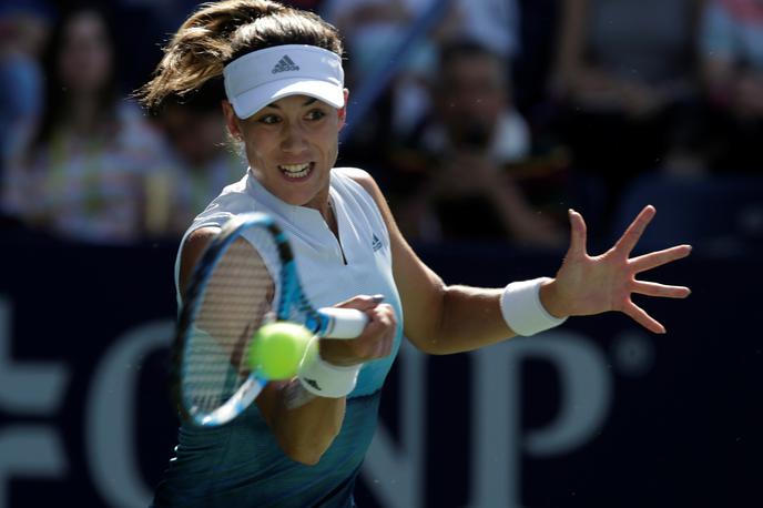 Garbine Muguruza | Španka Garbine Muguruza je še drugo leto zapored zmagala na teniškem turnirju v Monterreyu v Mehiki. | Foto Reuters