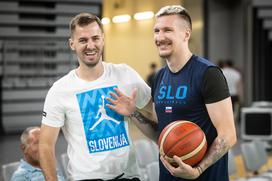 slovenska košarkarska reprezentanca trening