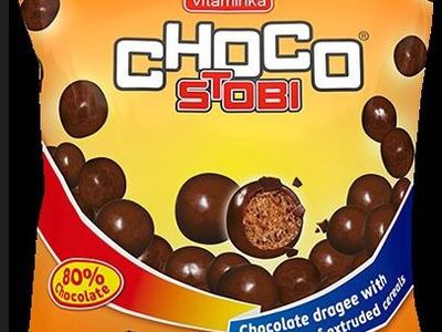Odpoklic čokoladnega dražeja Choco Stobi Flips