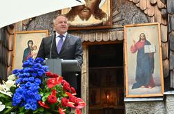 Počivalšek pri Ruski kapelici izpostavil Slovenijo kot "točko prijateljstva in miru"