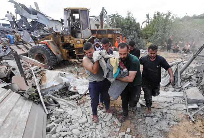 Pretresljivi prizori iz Gaze.  | Foto: Reuters