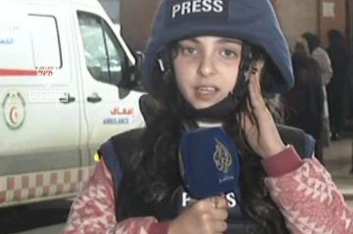 Sumayya Wushah | Že od majhnega si želi biti novinarka, je dejala.  | Foto X/@AJEnglish