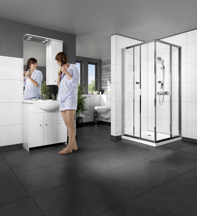 Kopalniško pohištvo Zoja vam bo olajšalo opremljanje nove kopalnice. Foto: OBI | Foto: 