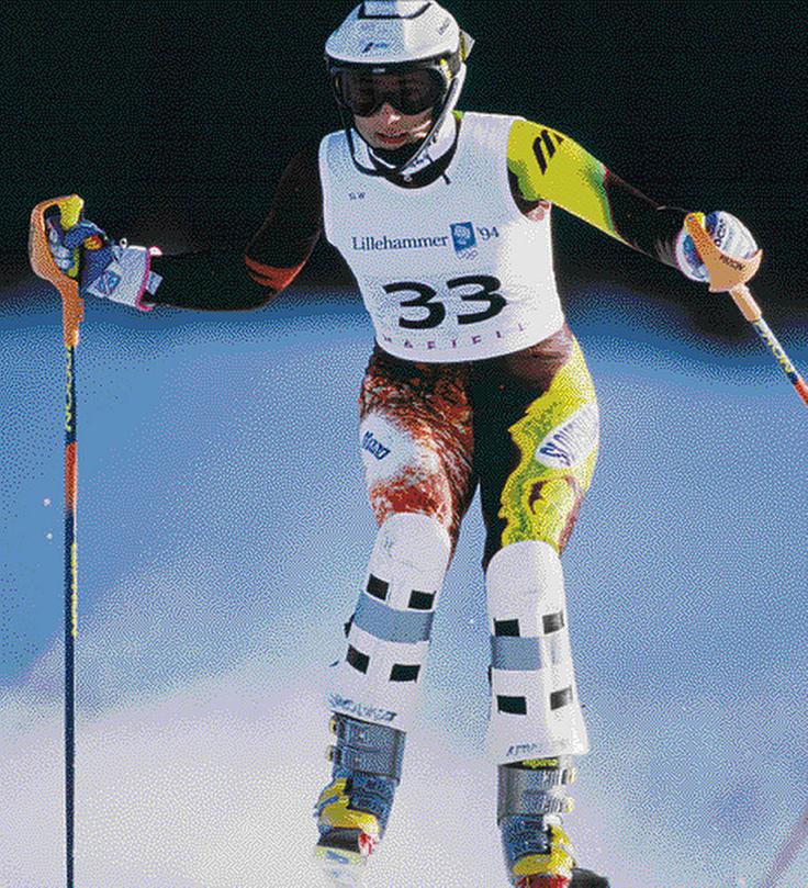 Katja Koren na olimpijskih igrah 1994 | Foto: Aleš Fevžer