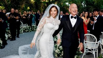 Jeff Bezos in Lauren Sanchez sta si obljubila večno zvestobo