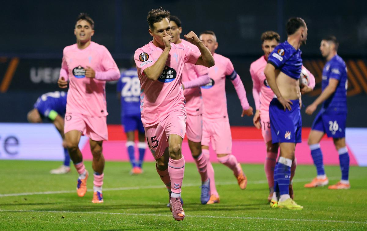 Dinamo Zagreb - Celta Vigo | Celta je v Zagrebu ugnala Dinamo, za nov incident pa so poskrbeli domači navijači. | Foto Reuters