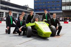 Nizozemci so na tekmovanju Formula Student peljali formulo na vodik