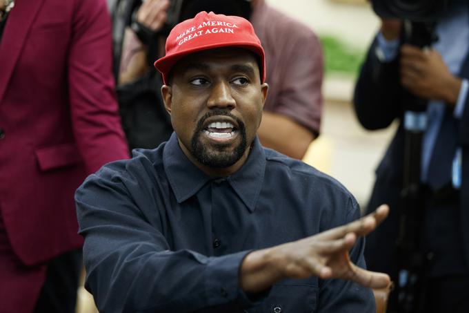 Kanye West je že večkrat izrazil podporo Donaldu Trumpu, v svojih izjavah pa je poveličeval tudi Hitlerja. | Foto: Guliverimage