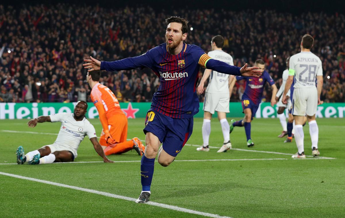 Lionel Messi Barcelona vs Chelsea liga prvakov | Foto Reuters