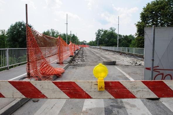 Od jutri spet promet čez črnuški most