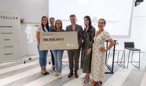 Modno podjetje Bestseller doniralo 69.750 EUR Slovenskemu združenju bolnikov z limfomom in levkemijo, L&L