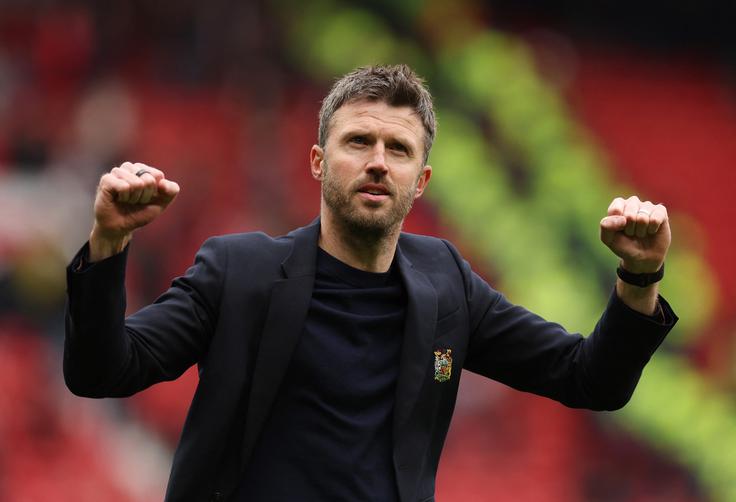 Michael Carrick bo United na Old Traffordu zadnjič v tej sezoni vodil v nedeljo proti Nottinghamu. | Foto: Reuters