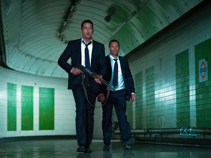 Agent Mike Banning in predsednik ZDA Benjamin Asher (Gerard Butler in Aaron Eckhart) | Foto: 