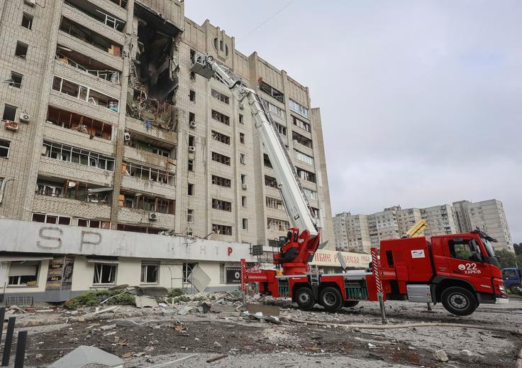 Harkov, napad, Rusija | Foto: Reuters