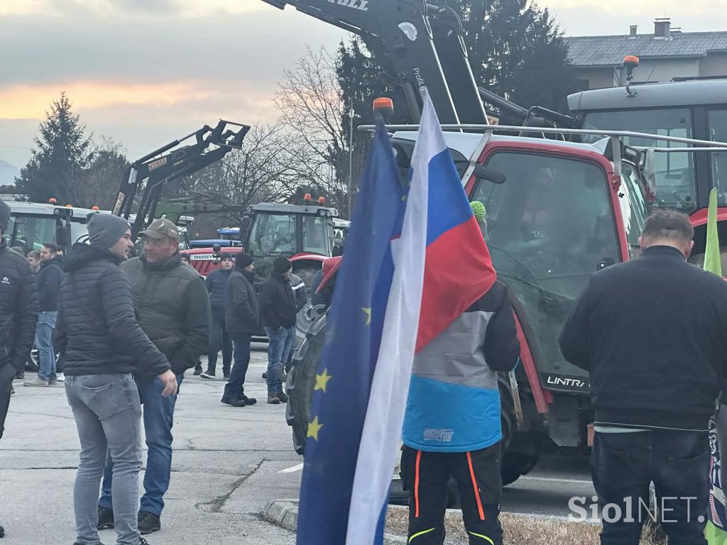 Protest kmetov v Žalcu