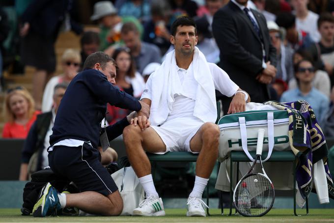 Novak Đoković je sezono predčasno končal zaradi poškodbe komolca. | Foto: Guliverimage/Getty Images