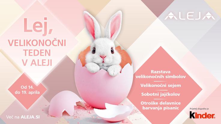 Od danes vas v najbolj moderni nakupovalni destinaciji čaka prav poseben teden, ki združuje velikonočno tradicijo, ustvarjalnost in najnovejše modne trende. | Foto: Aleja