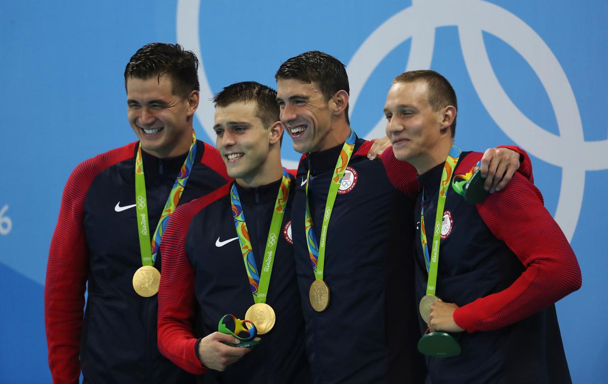 Ameriška šatefeta 4X100 metrov | Foto Guliver/Getty Images