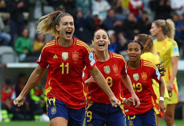Španke so po Portugalkah nadigrale še Belgijke. | Foto: Reuters