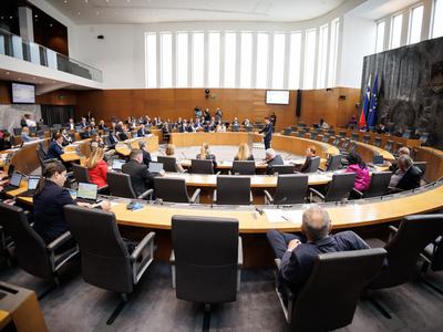 Na izredni seji DZ druga obravnava predloga interventnega zakona