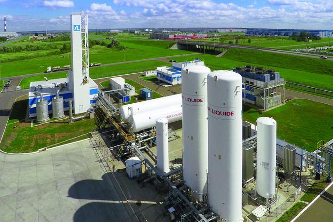 Air Liquide Alabuga | Obrat za proizvodnjo industrijskih plinov v ruski posebni industrijski coni Alabuga naj bi bil ključen za rusko proizvodnjo dronov geran oziroma šahed. Fotografija je iz leta 2016.  | Foto Uprava posebne ekonomske cone Alabuga