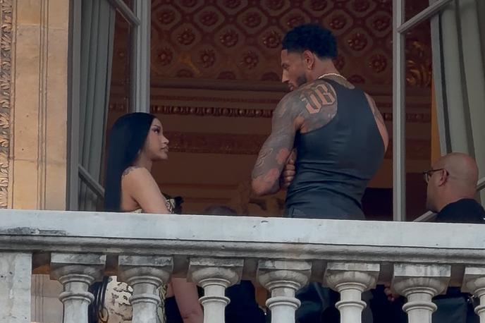 Cardi B, Okoye | Cardi B in Maduka Okoye julija letos v Parizu, ko so ju prvič ujeli skupaj. | Foto Profimedia