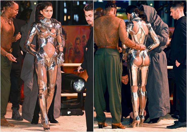 Zendaya v Muglerevi futuristični kreaciji | Foto: Guliverimage