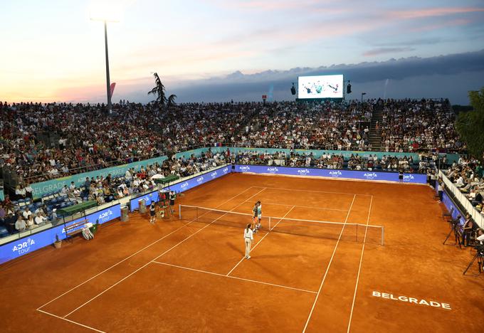 Polne tribune na turnirju Adria Tour, ki je potekal spomladi. | Foto: Reuters