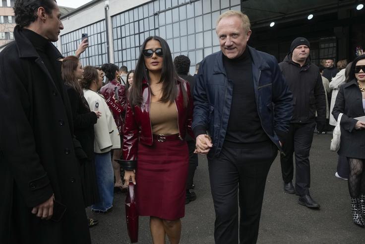 Salma Hayek in njen mož François-Henri Pinault sta pred kratkim praznovala 15. obletnico poroke. | Foto: Guliverimage