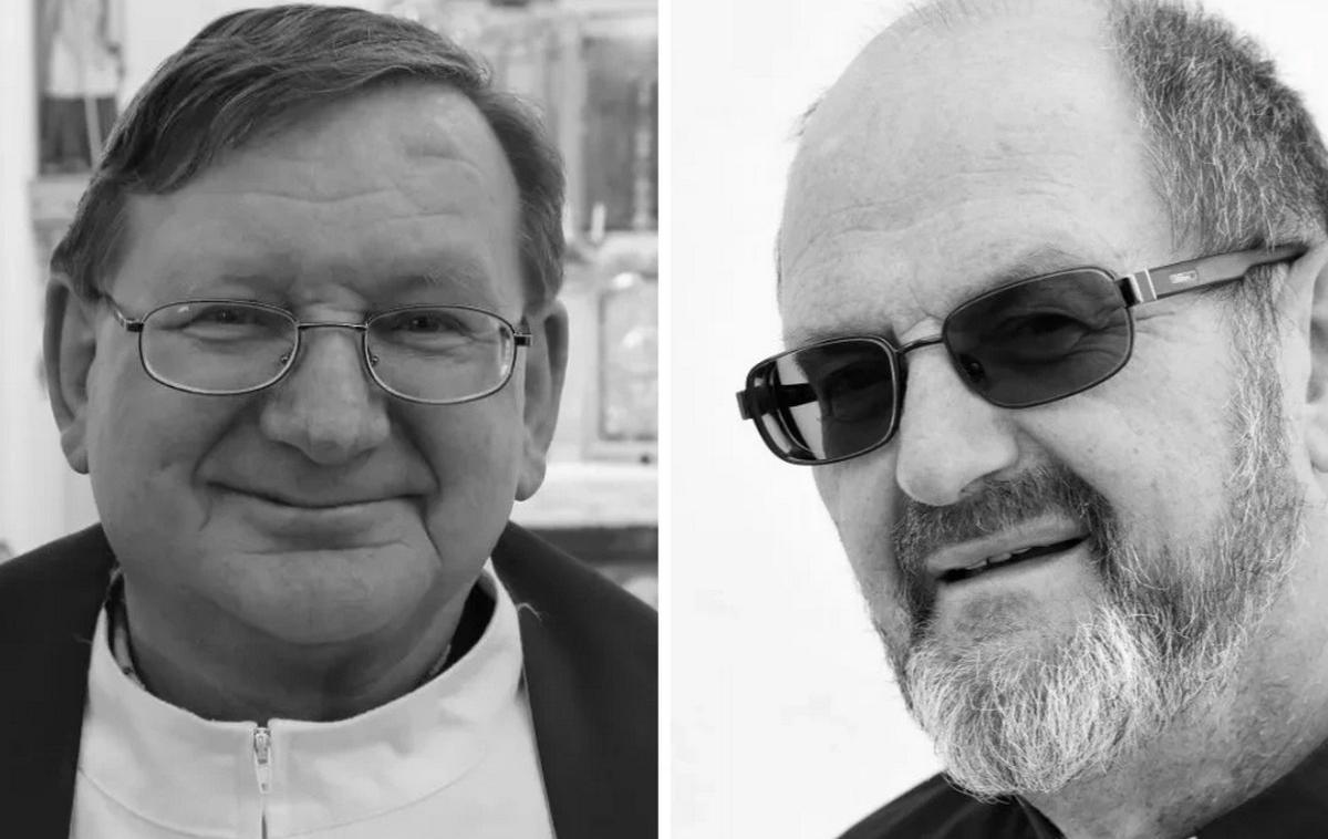 Duhovnik | Duhovnik Župnije Rovte Janez Petrič (levo) in duhovni pomočnik v župniji Cerklje na Gorenjskem Anton Marinko (desno).  | Foto Radio Ognjišče /FB