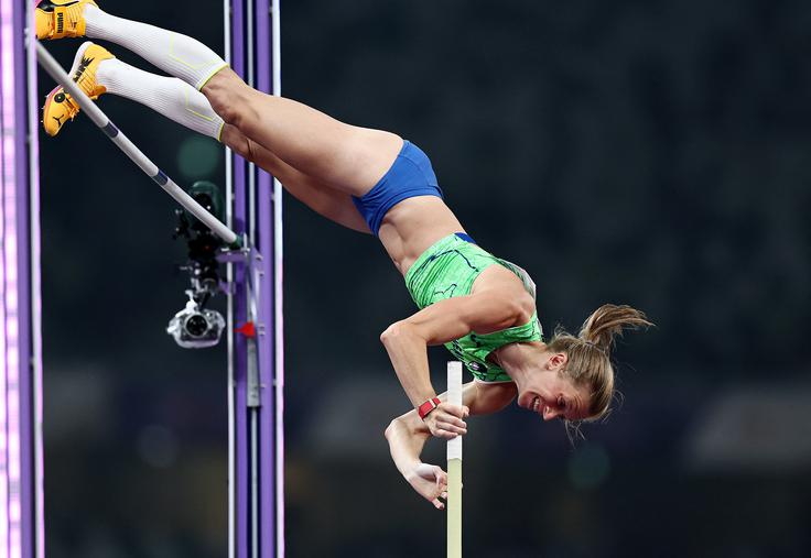 V Tokiu je le dva centimetra zaostala za svojim absolutnim državnim rekordom. | Foto: Reuters