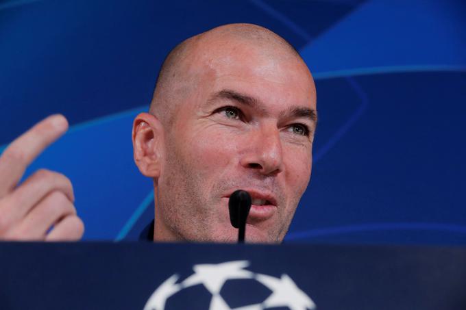 Zinedine Zidane je z Realom v dobri formi. Na zadnjih šestih tekmah je petkrat zmagal in enkrat remiziral. | Foto: Reuters