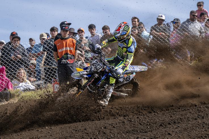 Tim Gajser je v drugi vožnji že pokazal pravi obraz in bil z le osmimi sekundami zaostanka tretji. | Foto: Yamaha Racing