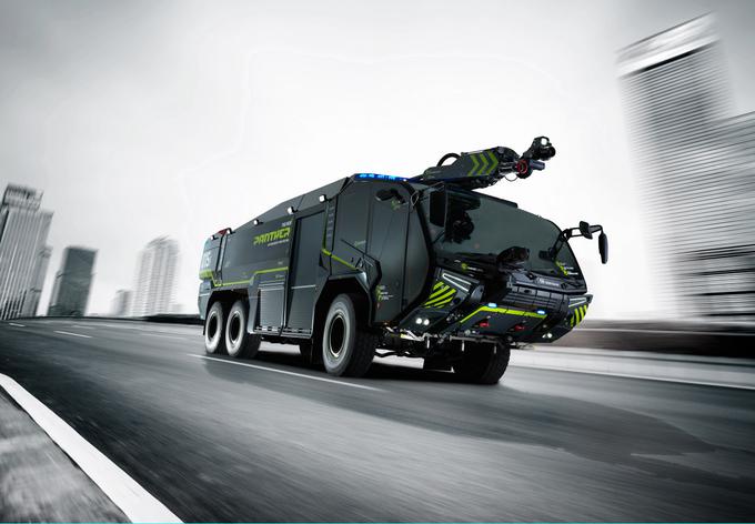 Rosenbauer panther - nova generacija specialnega gasilskega vozila za letališča | Foto: Rosenbauer