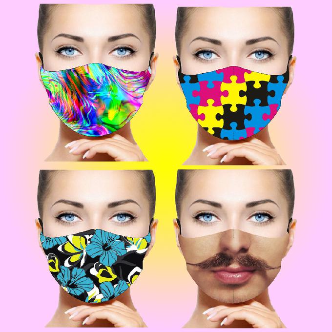 Atraktivne zaščitne maske lahko uporabljate tudi kot modni dodatek. | Foto: 