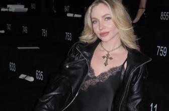 Slovenka na tednu mode v Milanu, sedela je ob legendarni Madonni