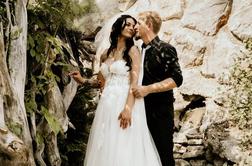 Nekdanja žena Primoža Peterke presenetila s poročnimi fotografijami #foto