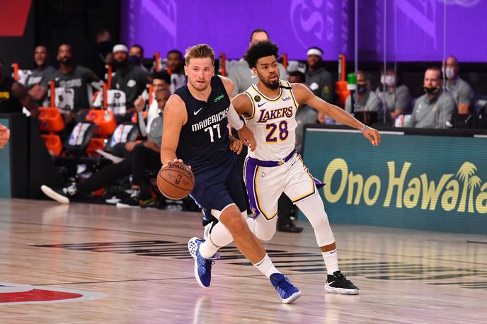 Luka Dončić | Luka Dončić je po več mesečnem premoru spet preizkusil svoje košarkarsko znanje. | Foto Getty Images