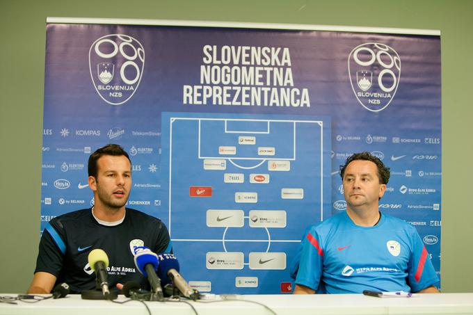 Samir Handanović in Slaviša Stojanović sta pred desetletjem sodelovala tudi v slovenski izbrani vrsti. | Foto: Matic Klanšek Velej/Sportida