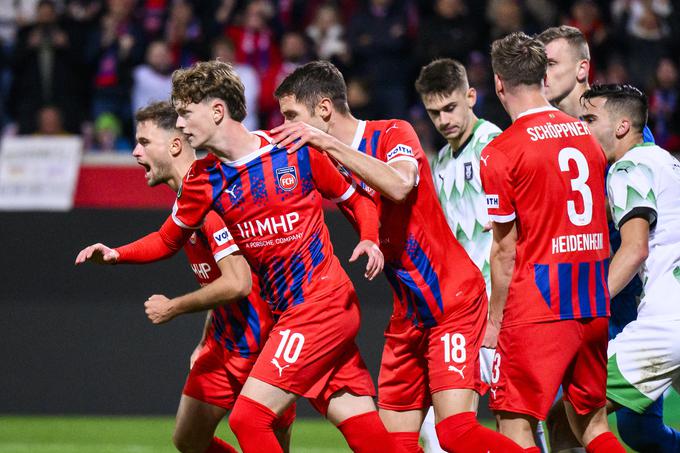 Paul Wanner je popeljal Heidenheim v vodstvo z 2:1. | Foto: Guliverimage