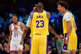Minnesota s pomočjo LA Lakers do prvega mesta #video