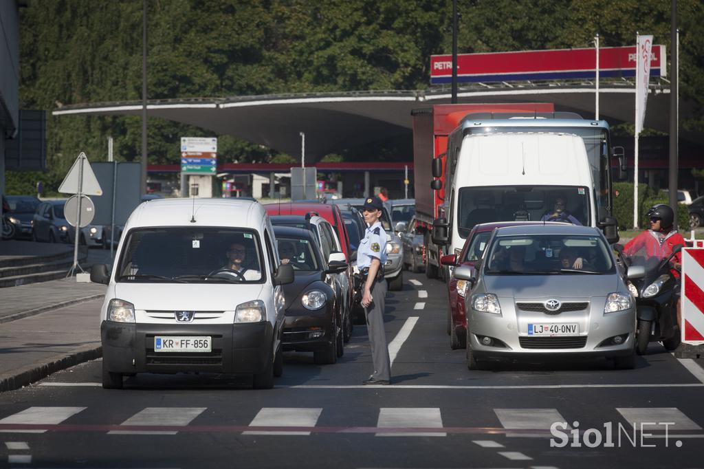 Prometni kolaps v Ljubljani