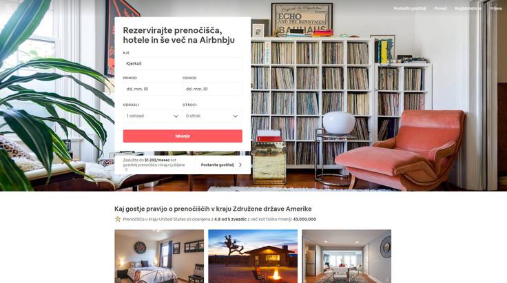 Airbnb slovenščina | Foto: zajem zaslona/Diamond villas resort